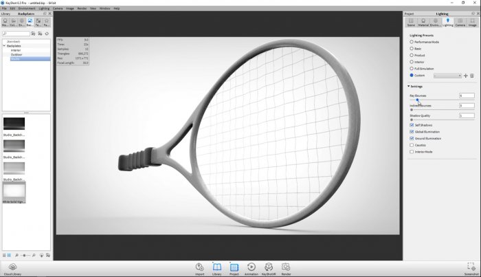 Моделирование теннисной ракетки в Maya