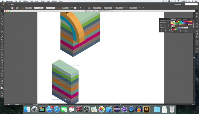 Дизайн уровня для Monument Valley в Illustrator