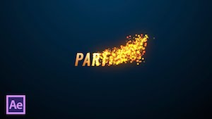 Лого и Текст из частиц в After Effects