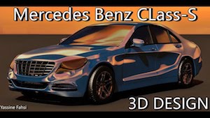 Моделирование Mercedes S Class в Cinema 4D