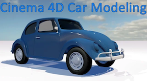 Моделирование Volkswagen Beetle в Cinema 4D