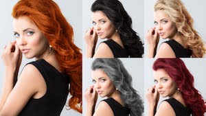 Как изменить цвет волос у брюнеток в Photoshop?