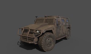 Текстурирование бронеавтомобиля Тигр в 3ds Max и Substance painter