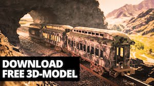 Моделирование вагона поезда в Blender