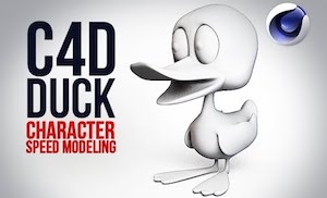 Моделирование утки в Cinema 4D