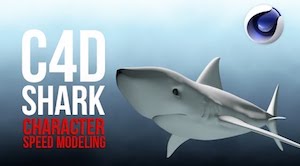 Моделирование акулы в Cinema 4D
