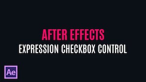 Работа с Expression Checkbox Control в After Effects